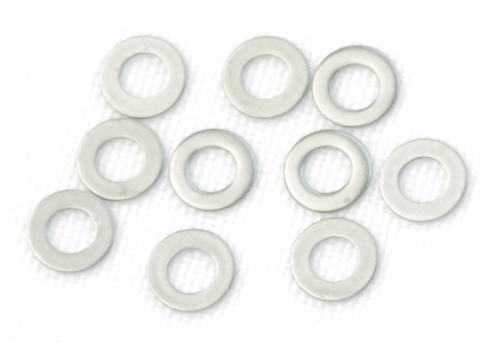 Washer, 0.115IDx0.219ODx0.016THK, Stainless Steel