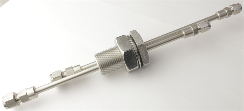 Feedthrough 1", Dual Water, Swagelok