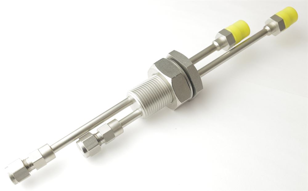 Feedthrough 1", Dual Water, VCR/VCO