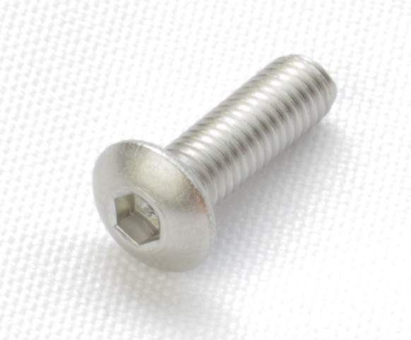 Button Screw 10-32 x 0.625, Stainless Steel