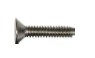 Flat Head, #4-40 x 1/2", Stainless Steel