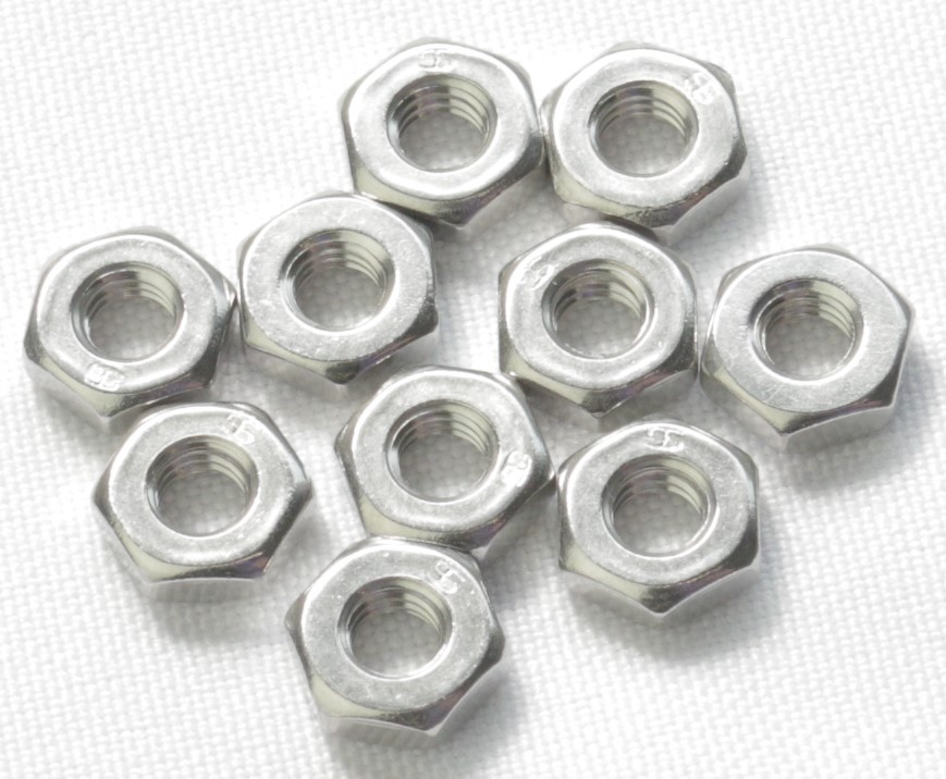 Hex Nut #10-32, Stainless Steel