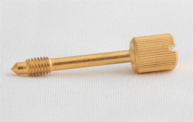 screw 10-32 x 1.25 captive panel screw au plated