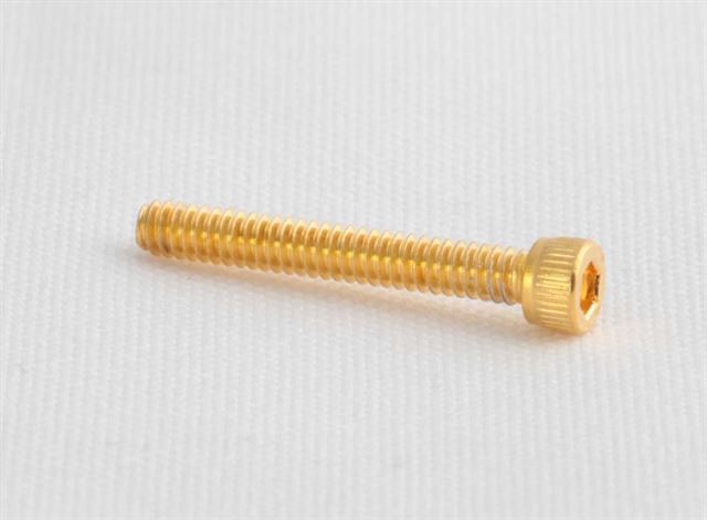 screw 4-40 .812 shcs ss au plated